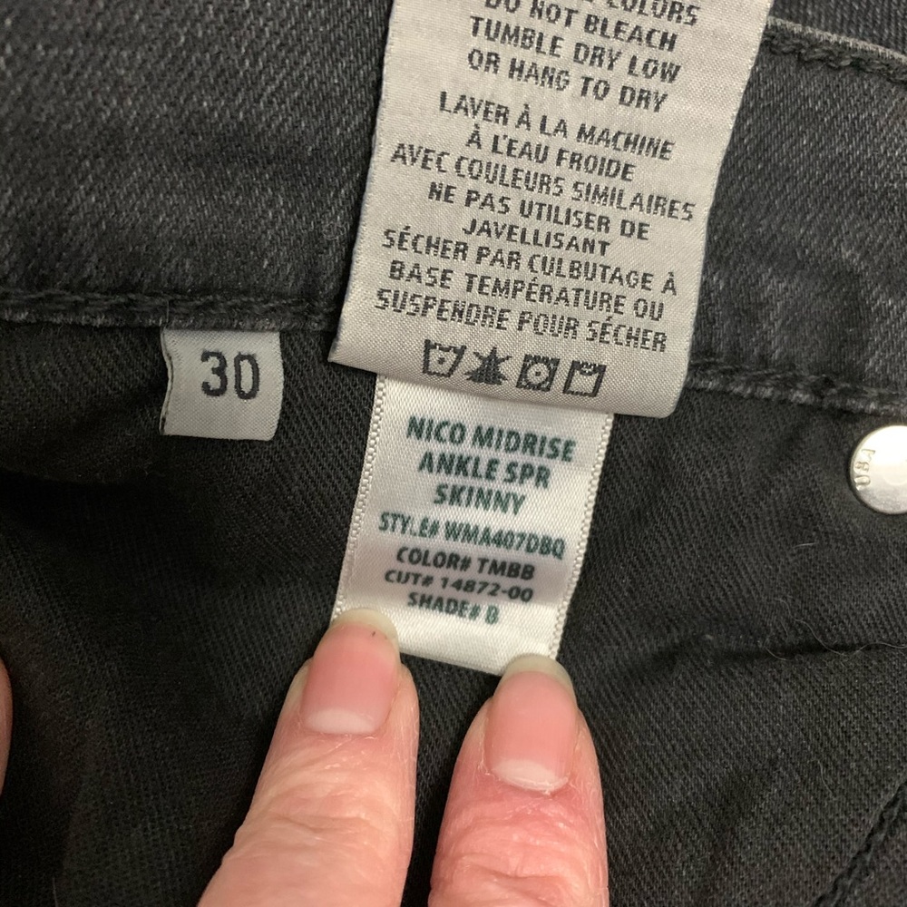 ❤️Hudson skinny nico jeans 30 distressed high rise - Picture 7 of 8